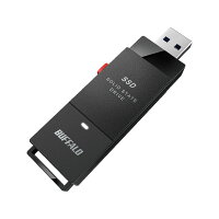 BUFFALO 外付けSSD 500GB ブラック SSD-SCT500U3-BA
